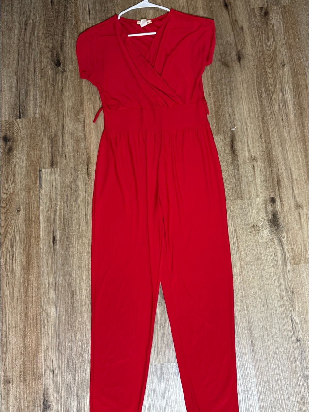 Rolla Coster Red Wrap-Front Jumpsuit